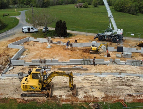 Travaux de terrassement en Dordogne